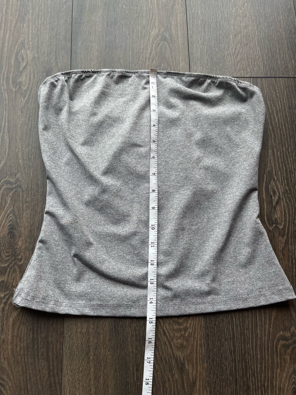 Gray Strapless Tube Top - Picture 4 of 5